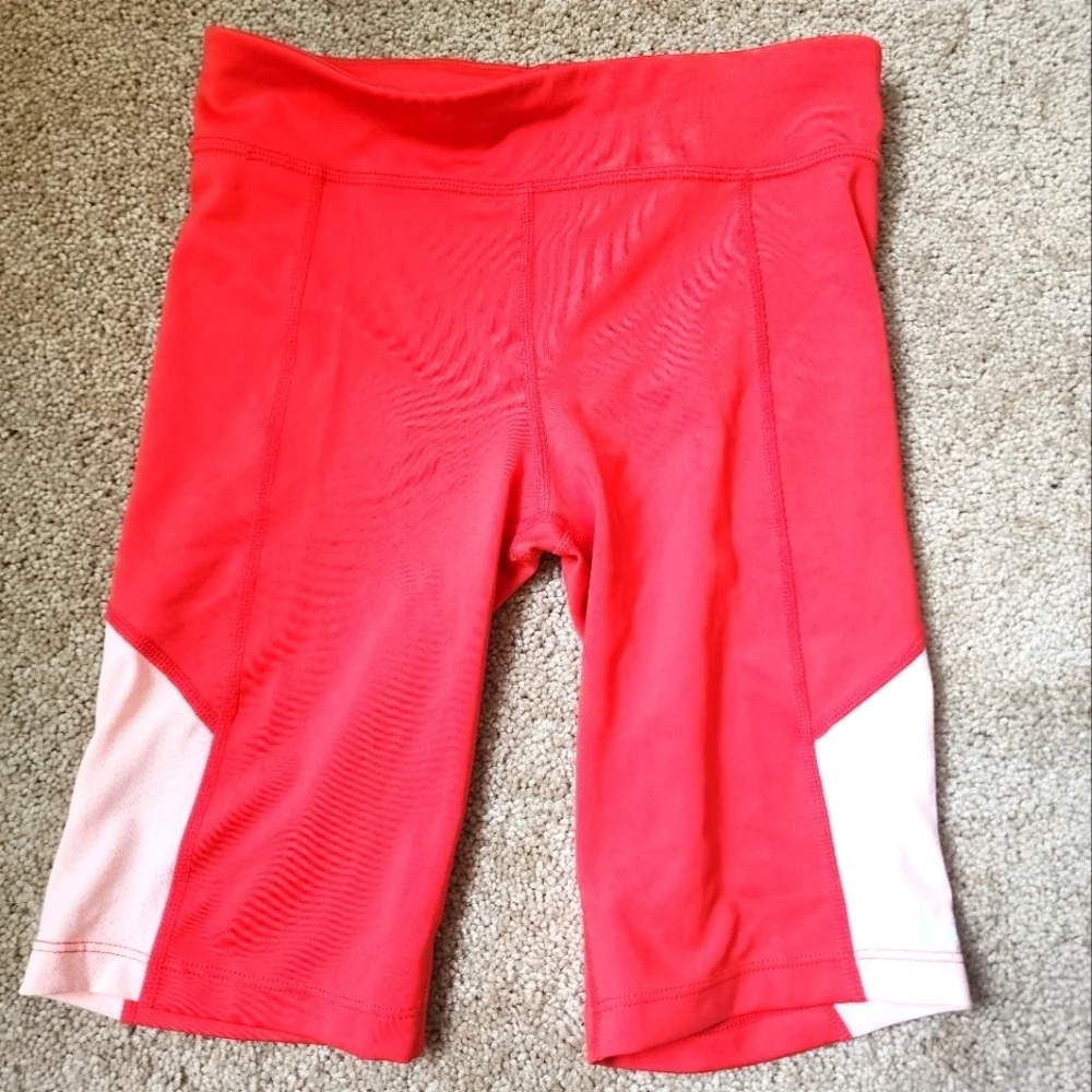 Nike Red Athletic Bike Shorts